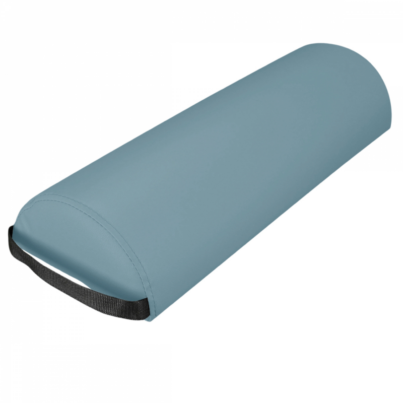 Coussin demi-rond 22cm pour table de massage - Bleu pastel