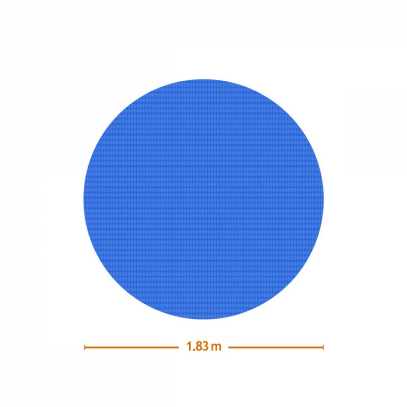 Bâche à bulles ronde 1,83 m - 180 Microns - Bleu