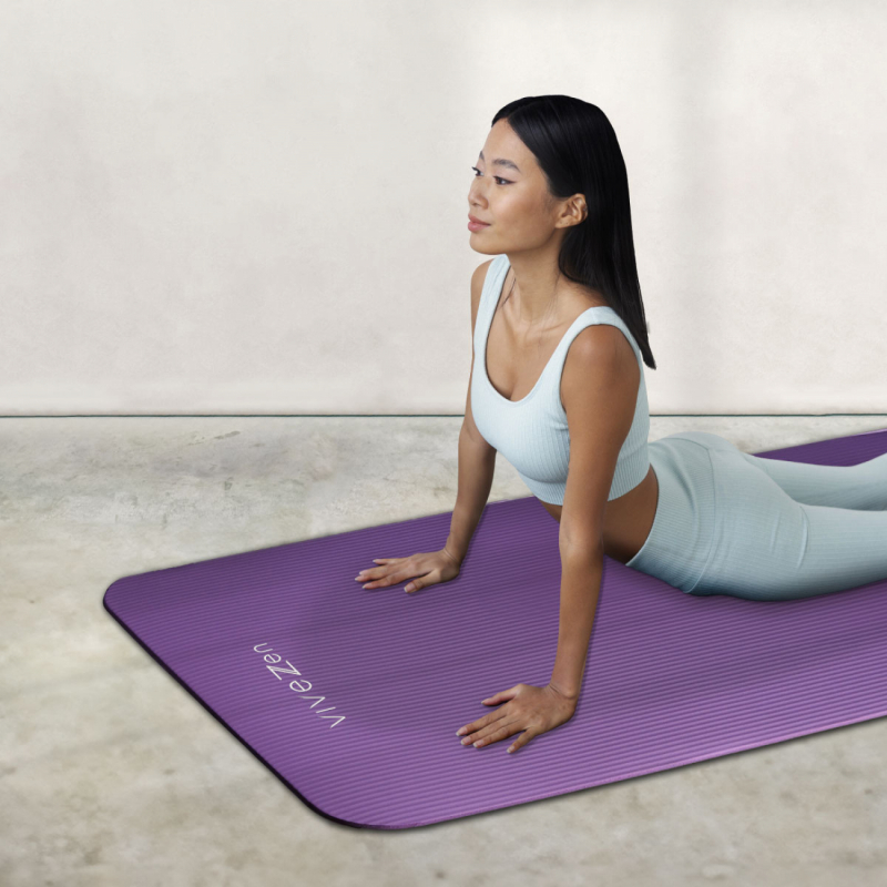 Tapis de yoga - 180 x 60 cm - Violet