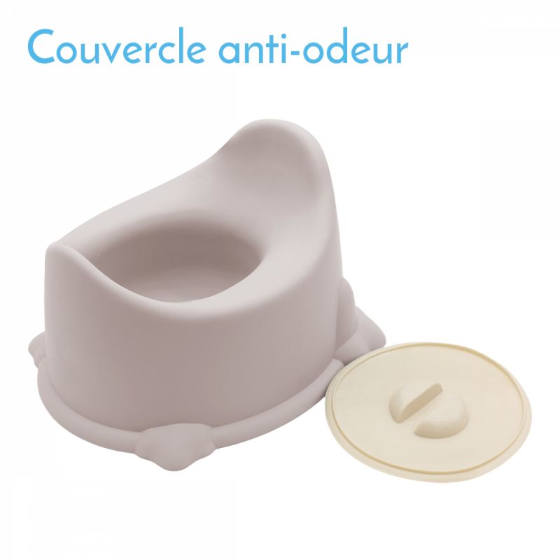 Lot de 4 pots pour bébé - Rose pastel - Pop'i