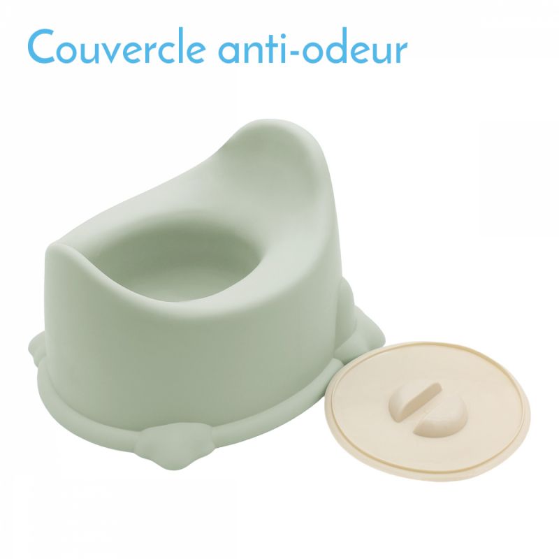 Lot de 2 pots pour bébé - Vert pastel - Pop'i