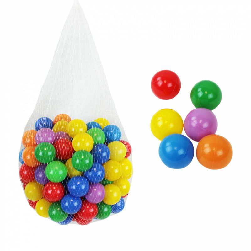 Lot de 3 sacs de 100 Balles - Multi couleurs