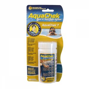 Lot de 50 bandelettes d'analyse Aquachek - 7 en 1