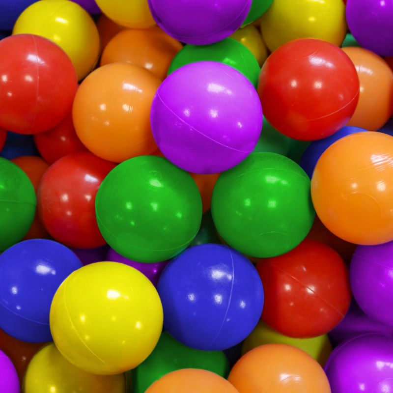 Lot de 2 sacs de 100 Balles - Multi couleurs