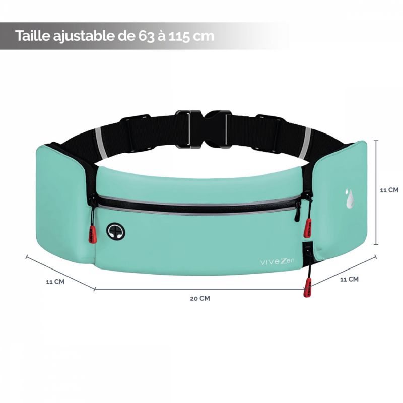 Ceinture de running - Turquoise