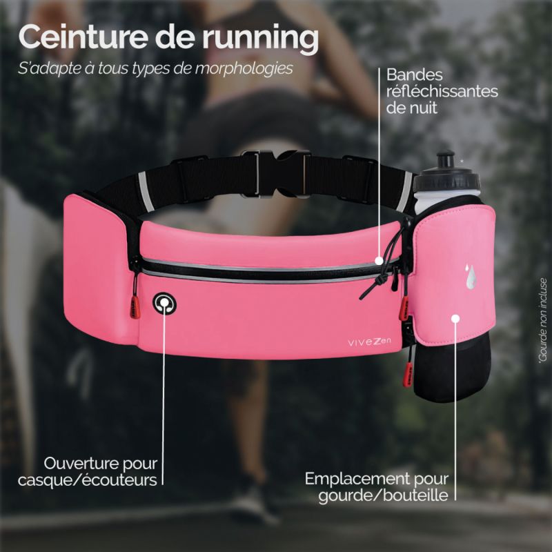 Ceinture de running - Rose