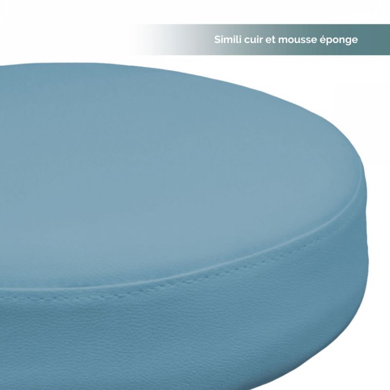 Tabouret réglable - Confort - Bleu pastel