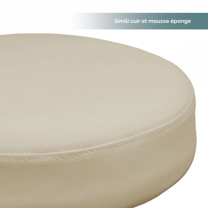 Tabouret réglable - Confort - Beige