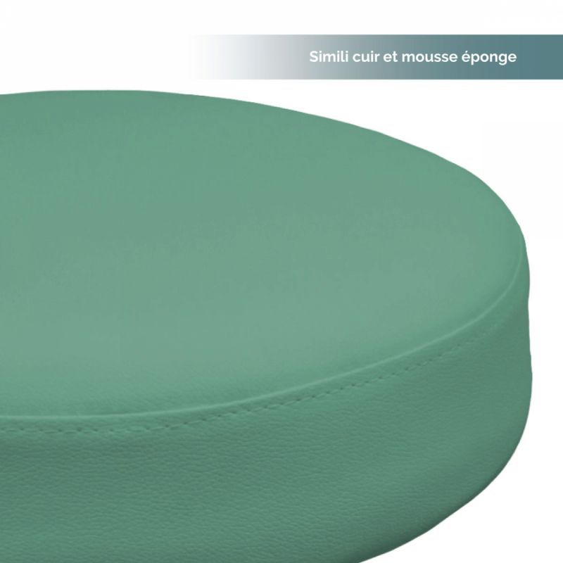 Tabouret réglable - Confort - Vert pastel