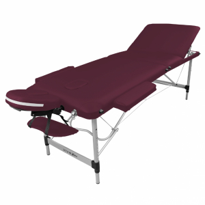 Table de massage aluminium - 3 Zones - Prune