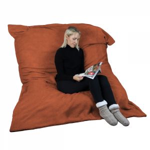 Pouf XXL - 150 x 180 cm - Sherpa - Terracotta