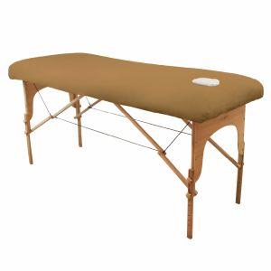 Drap-housse pour table de massage - Éponge - Marron clair