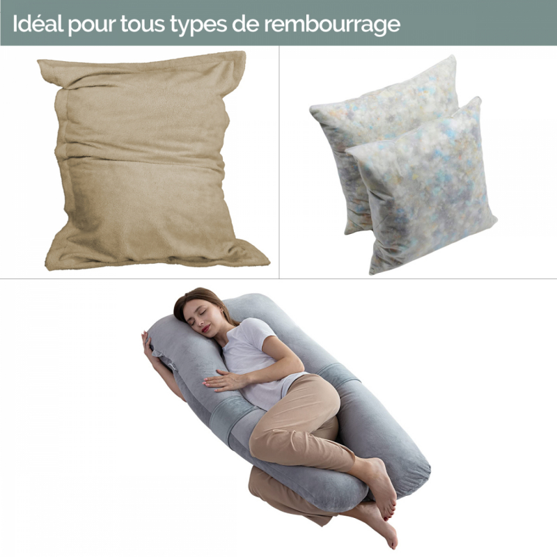 Flocons de mousse de rembourrage recyclée - 300 Litres