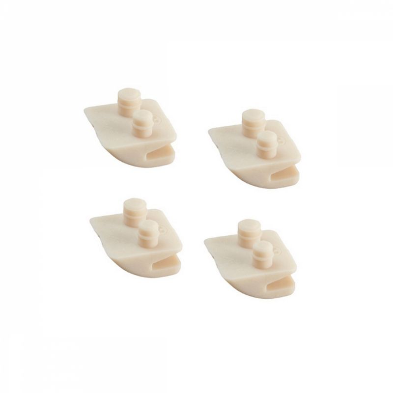 Lot de 4 semelles Santoprene fendues pour robot de piscine POOLVAC - AXV014SP - HAYWARD