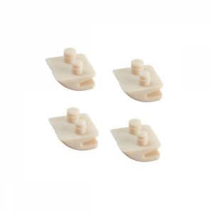 Lot de 4 semelles Santoprene fendues pour robot de piscine POOLVAC - AXV014SP - HAYWARD