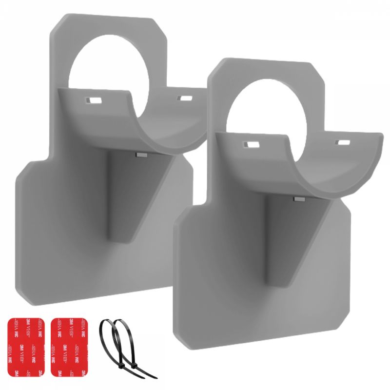 Lot de 2 supports pour tuyau flottant - Gris