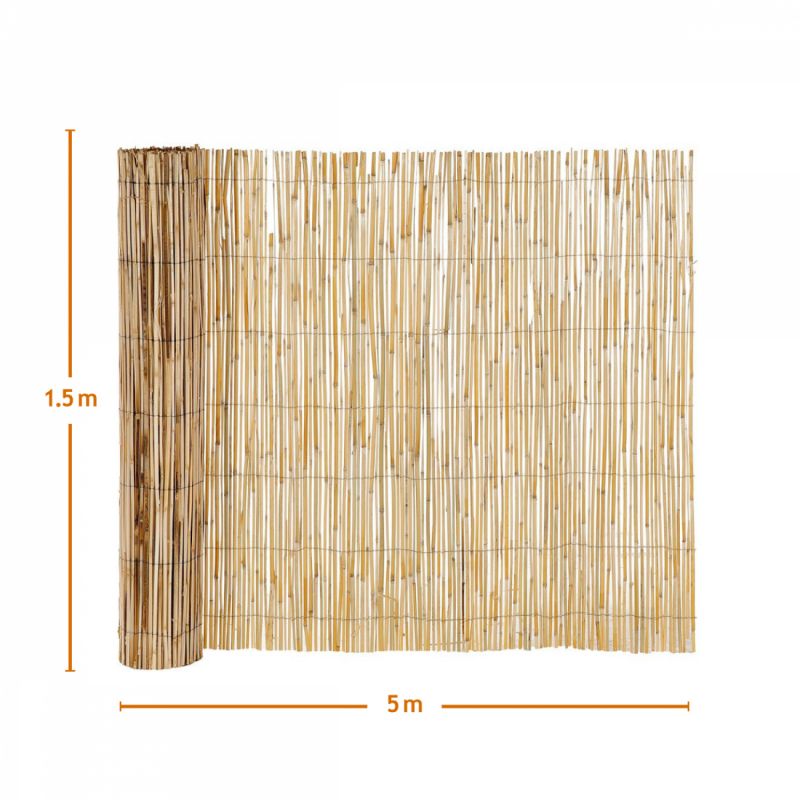 Canisse en roseau fendu - 1.50 x 5 m