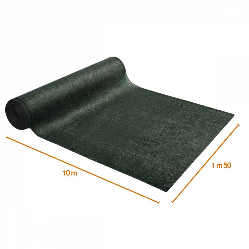 Rouleau de brise vue occultant - 1.50 x 10 m - Vert