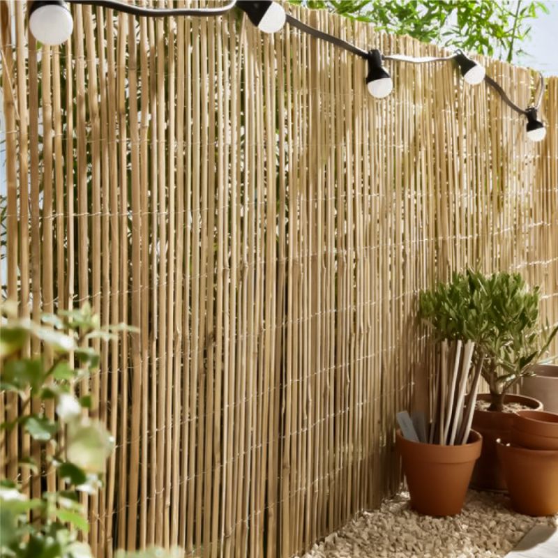 Canisse bambou 5m : occultez votre jardin avec élégance.