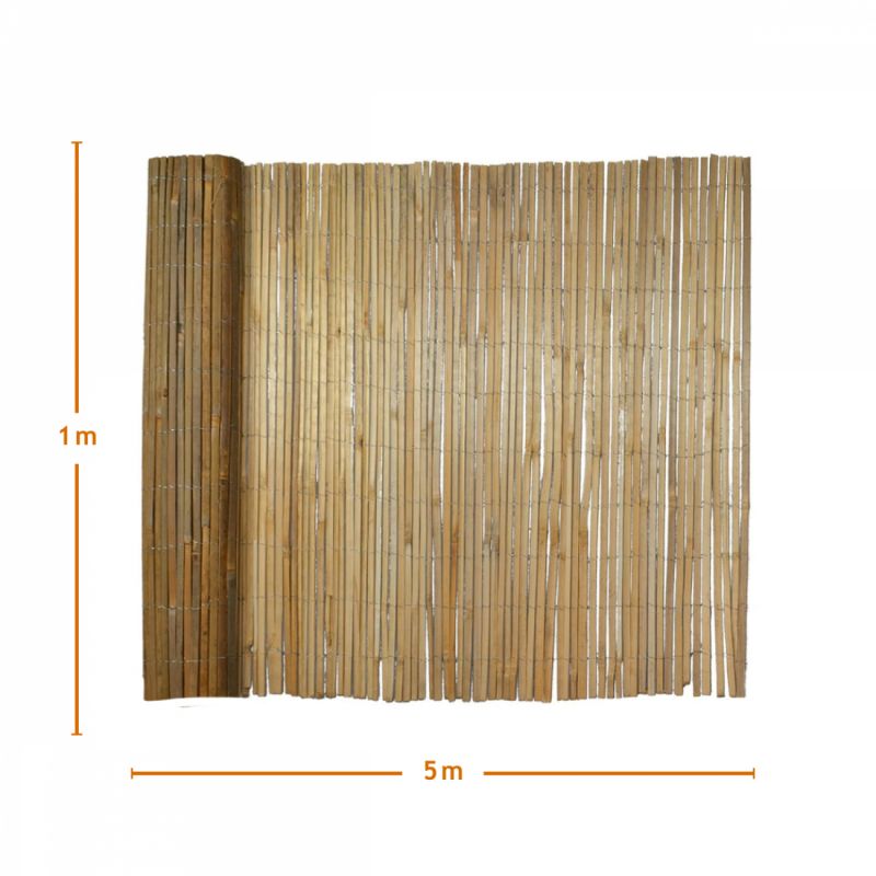 Canisse en bambou refendu - 1 x 5 m