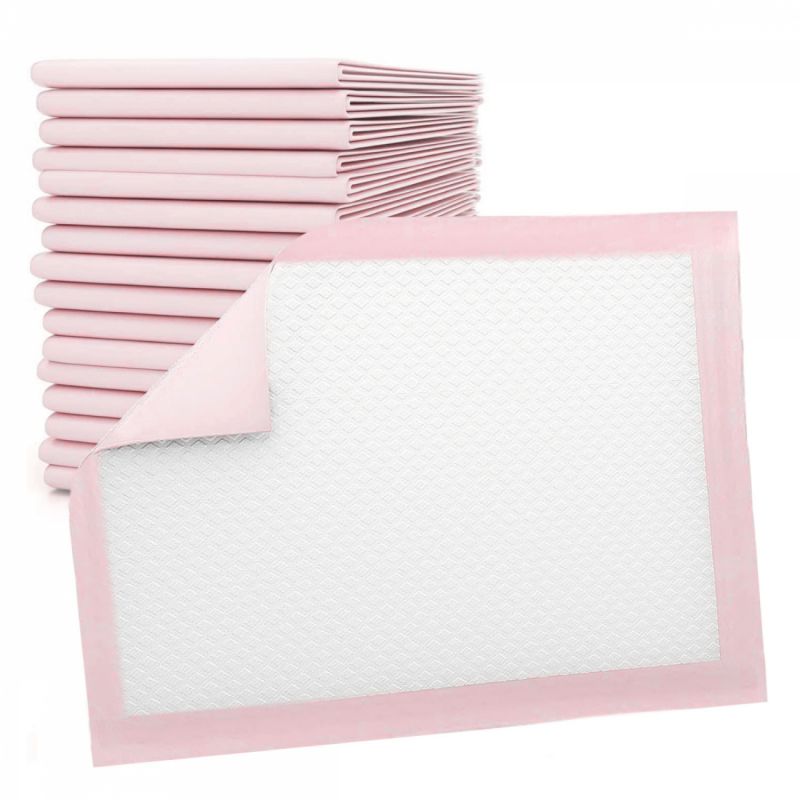 Lot de 100 alèses jetables - 40 x 60 cm - Rose