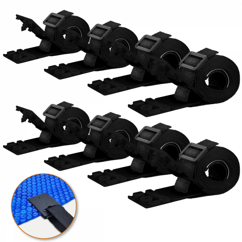 Lot de 8 sangles pour enrouleur