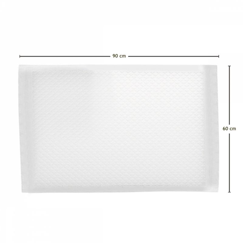 Lot de 100 alèses jetables - 60 x 90 cm - Blanc