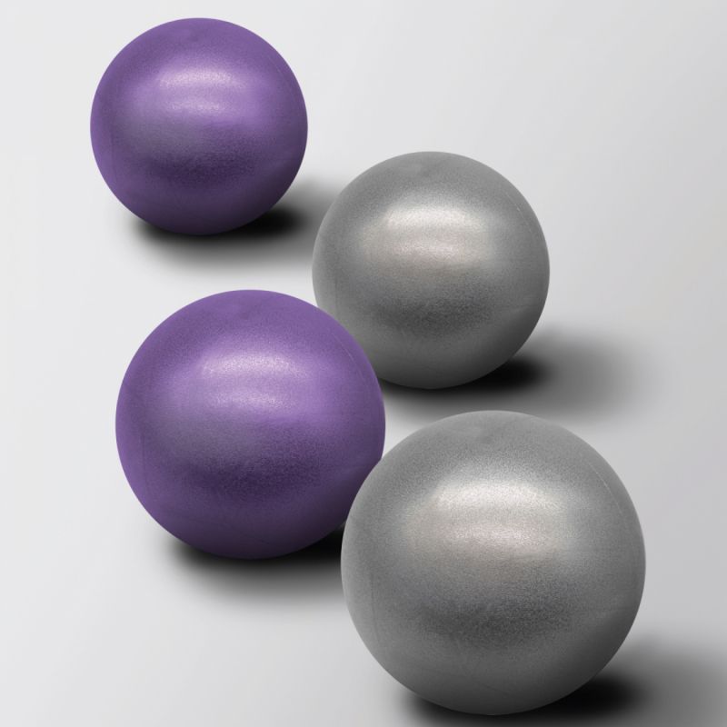 Lot de 2 ballons de pilates - 25 cm - Violet