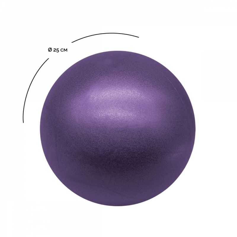 Lot de 2 ballons de pilates - 25 cm - Violet