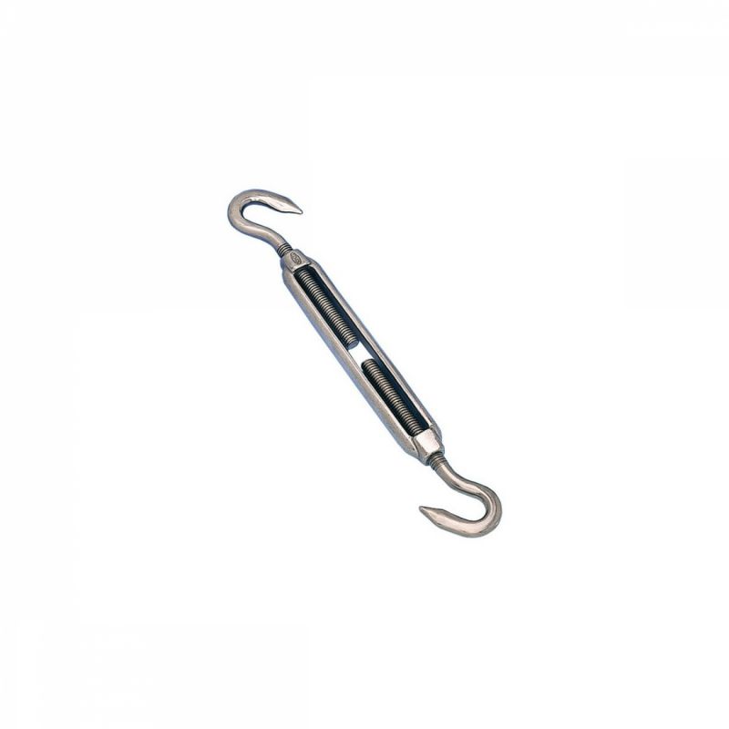 Lot de 10 tendeurs de fil en acier - Double crochet - M6