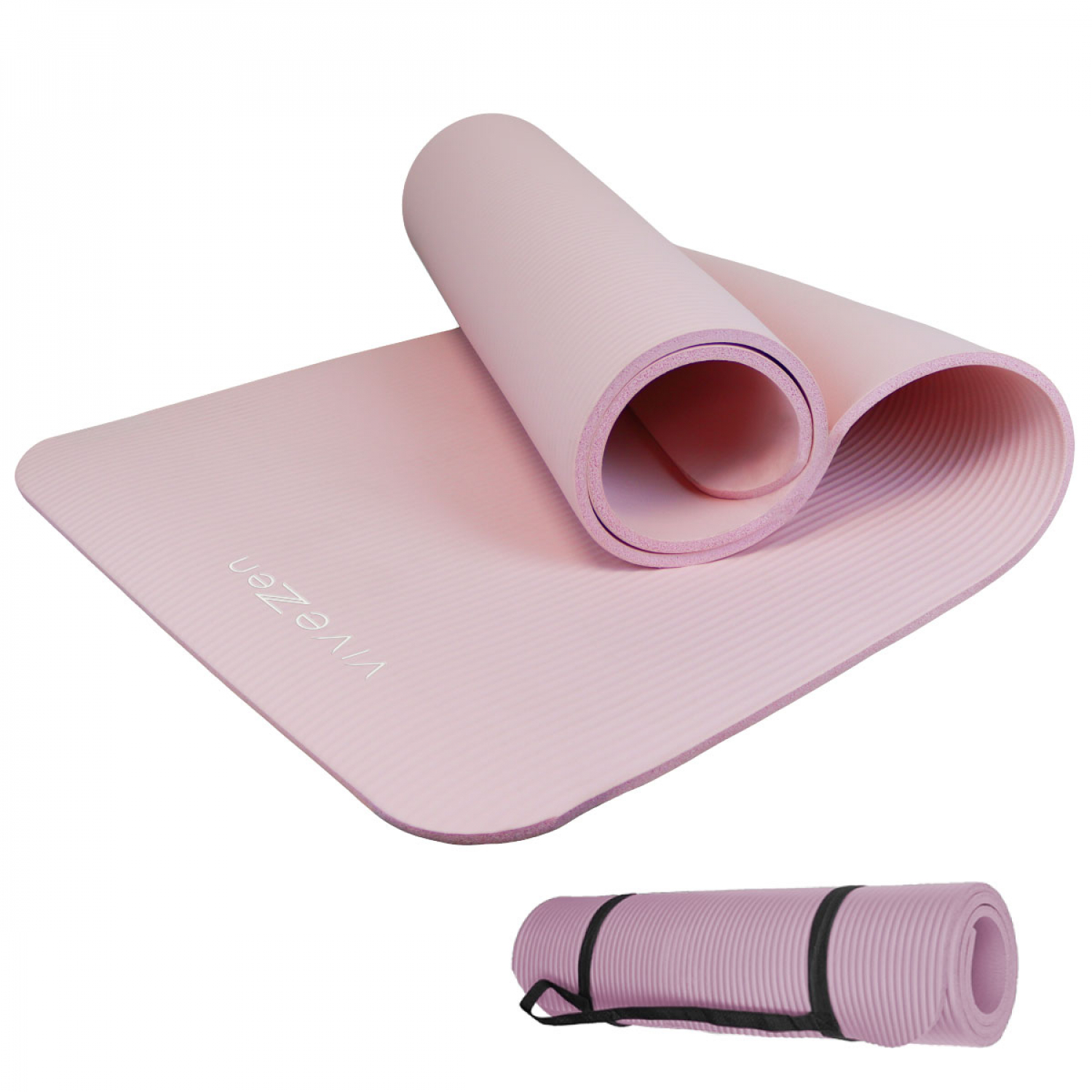 Tapis de yoga - 180 x 60 cm - Rose