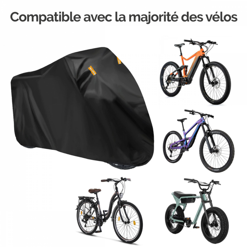 Housse de protection pour vélo - Noir