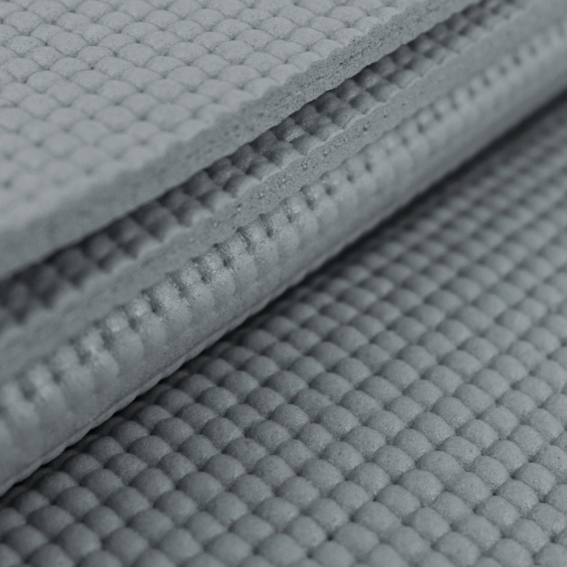 Tapis de yoga pliable - 61 x 183 cm - Gris