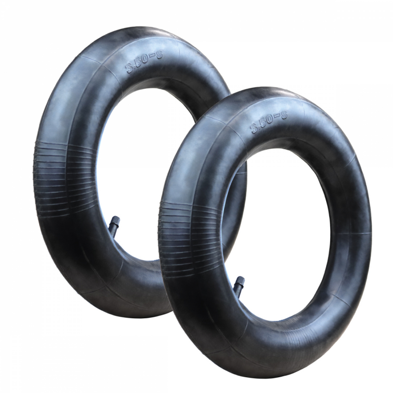 Lot de 2 chambres à air - 3.50 - 8 avec valve droite