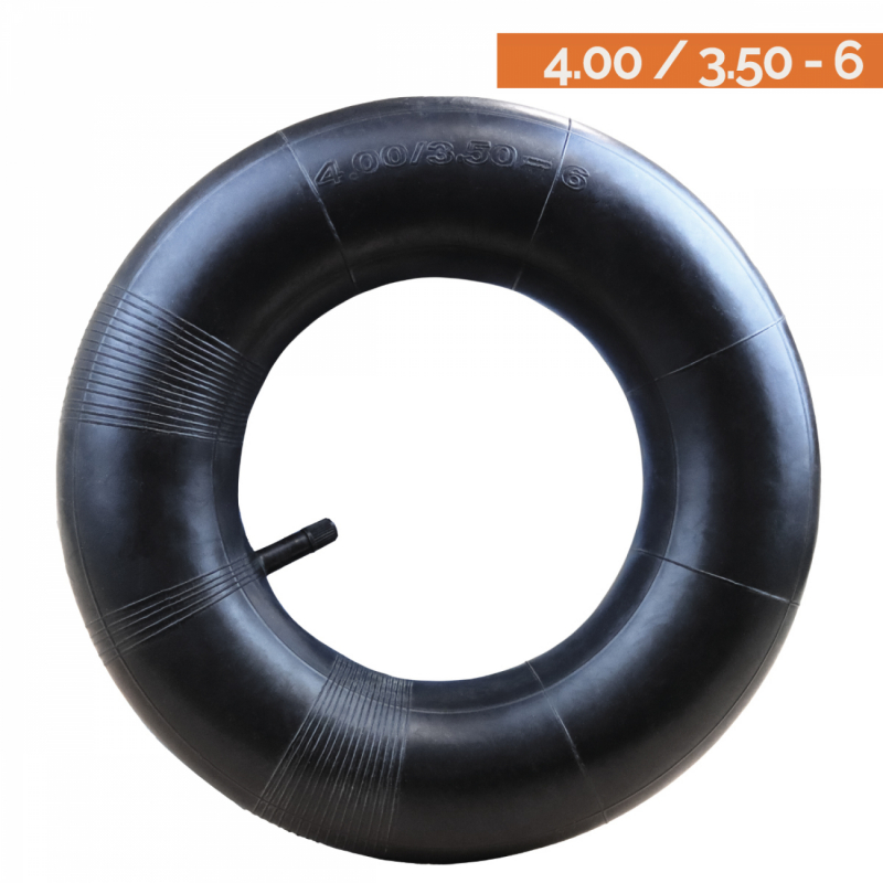 Lot de 2 chambres à air - 4.00 / 3.50 - 6 avec valve droite