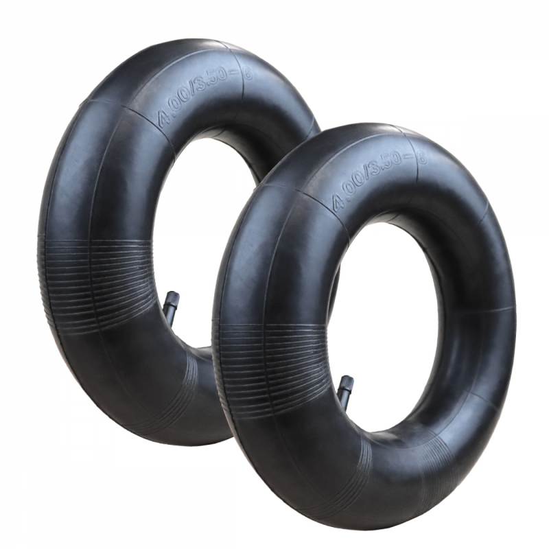 Lot de 2 chambres à air - 4.00 / 3.50 - 6 avec valve droite