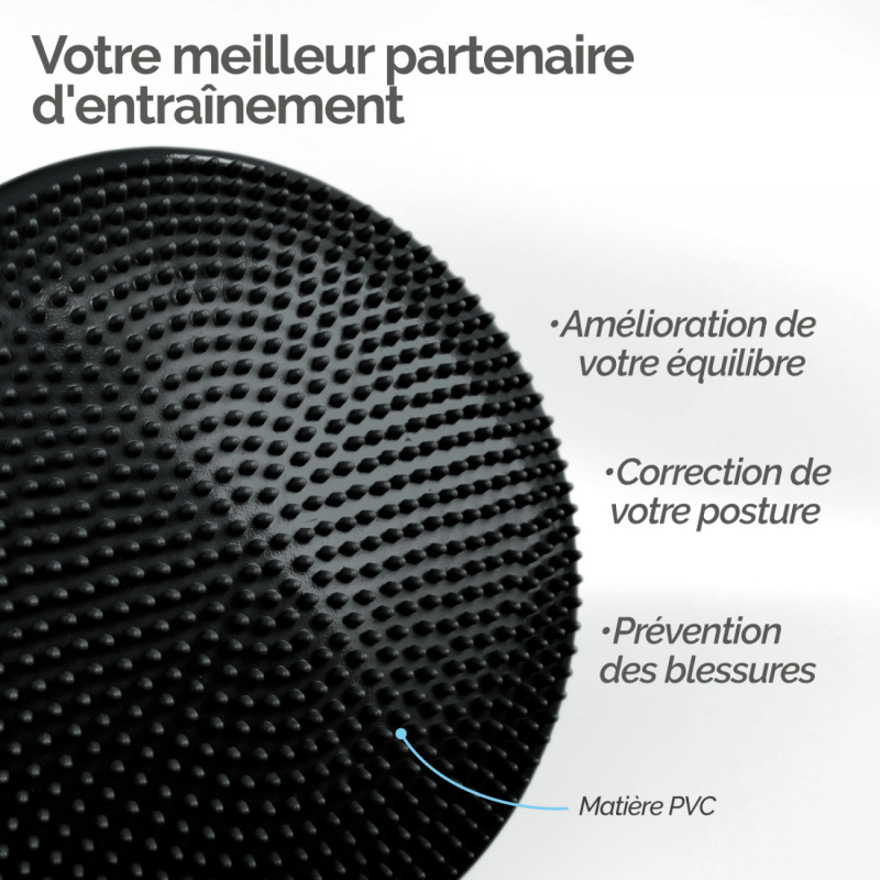 Coussin d'équilibre - Noir