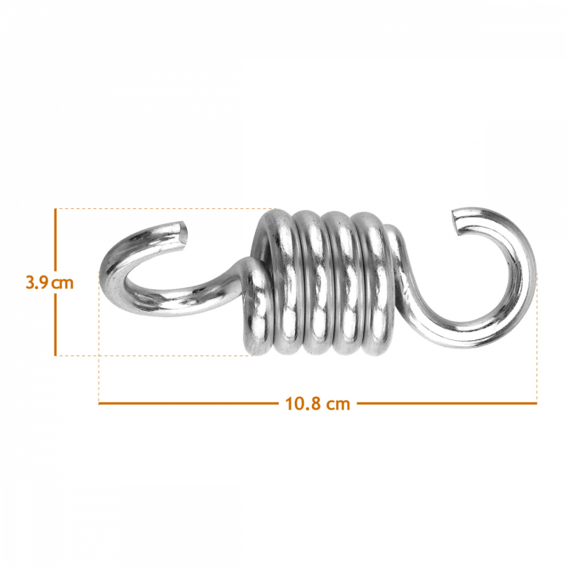 Lot de 2 crochets à ressort pour suspension