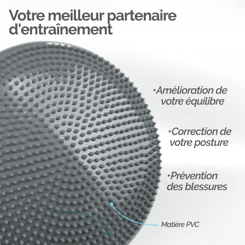 Coussin d'équilibre - Gris