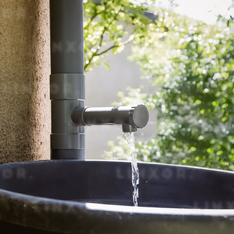 Collecteur d'eau de pluie pour gouttière - Diam 8 cm