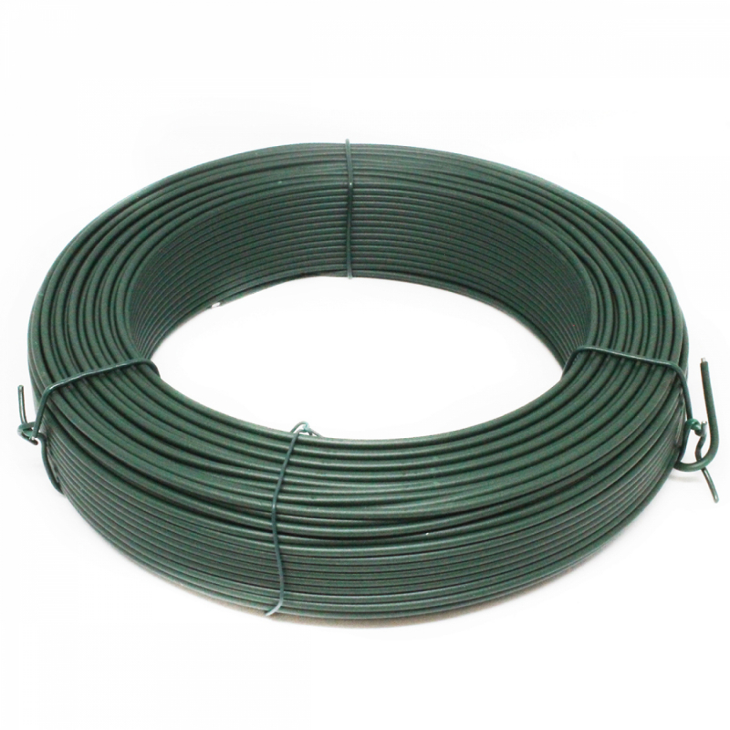 Fil de tension plastifié - 100 m x 2.2 mm ø - Vert