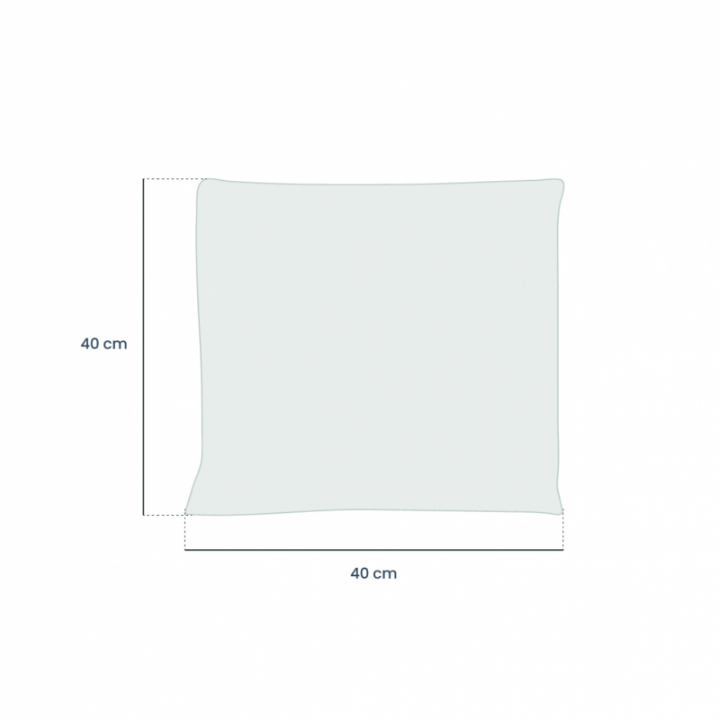 Lot de 2 coussins de garnissage - 40 x 40 cm