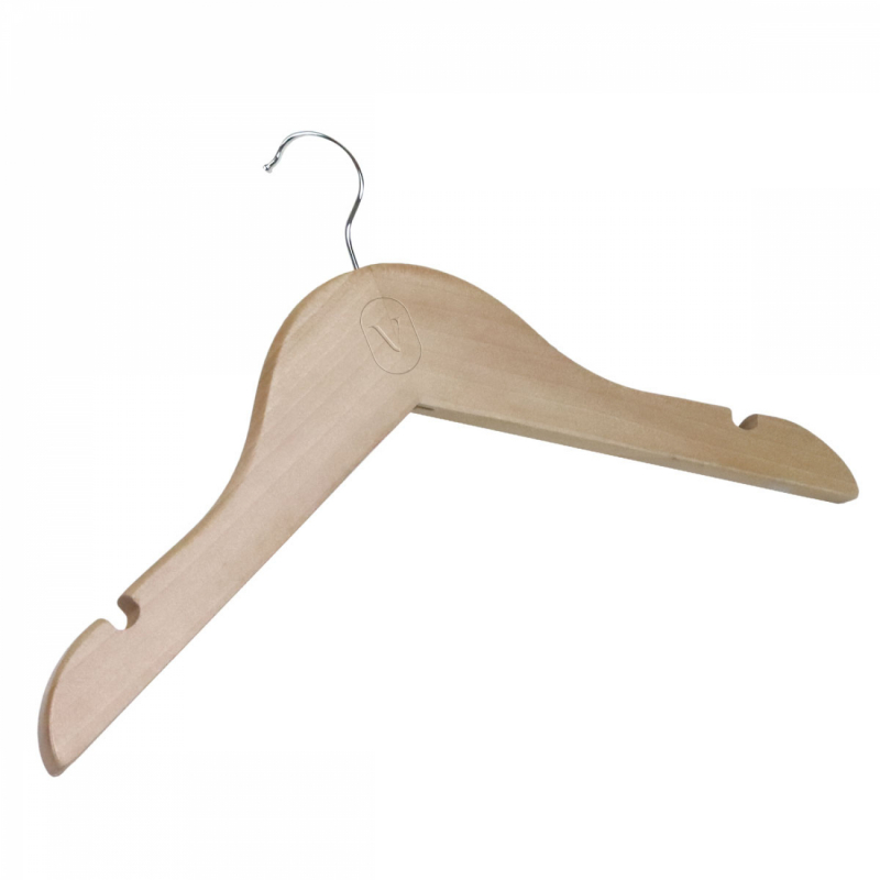 Lot de 10 cintres pour bébé - Bois clair
