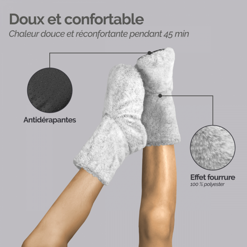 Boots chauffantes - Gris clair
