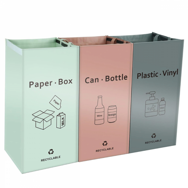 Lot de 3 sacs de recyclage - 160 L