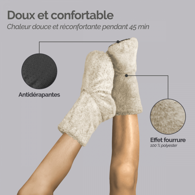 Boots chauffantes - Beige