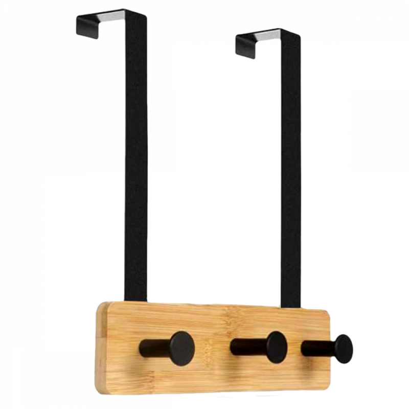 Porte-manteau suspendu - Bois - 3 crochets