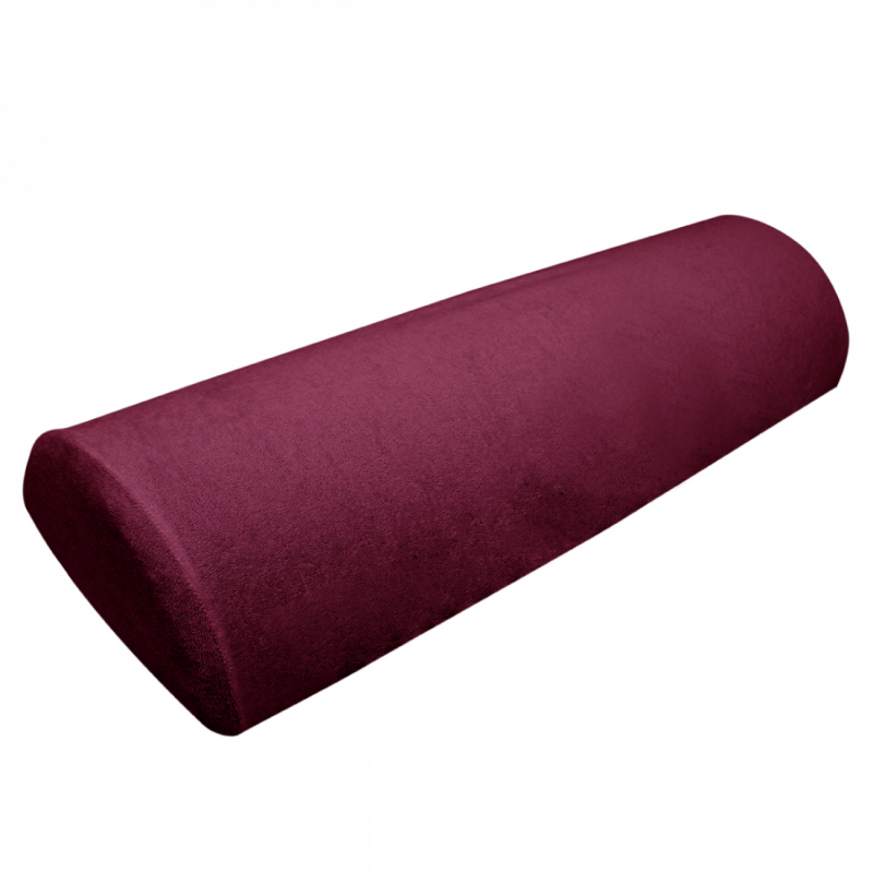 Drap-housse pour coussin demi rond - Éponge - Prune