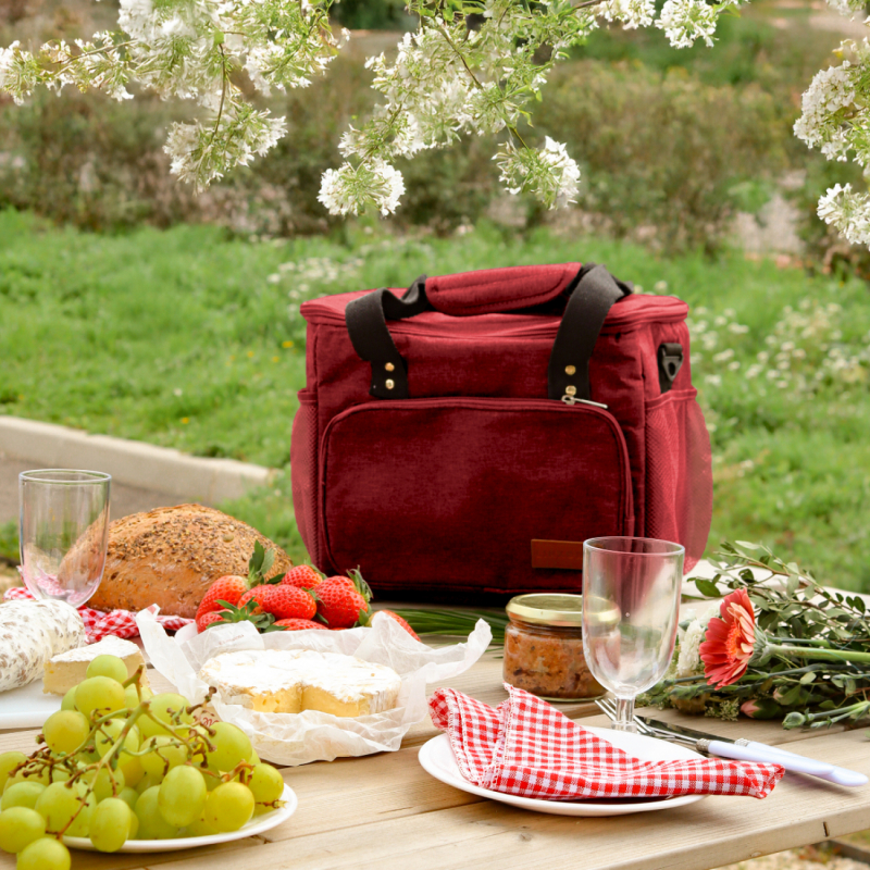 Sac isotherme - 16 Litres - Bordeaux