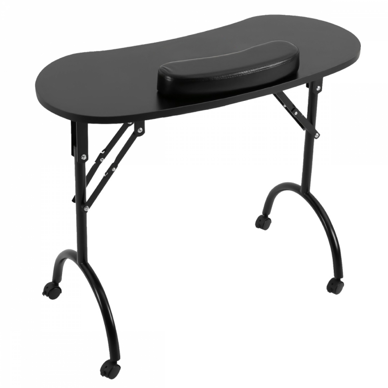 Table de manucure pliable - Noir